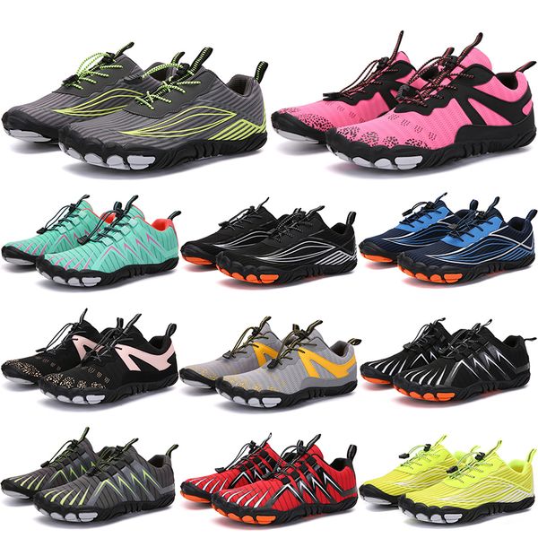 

2021 four seasons five fingers sports shoes mountaineering net extreme simple running, cycling, hiking, green pink black rock climbing 35-45