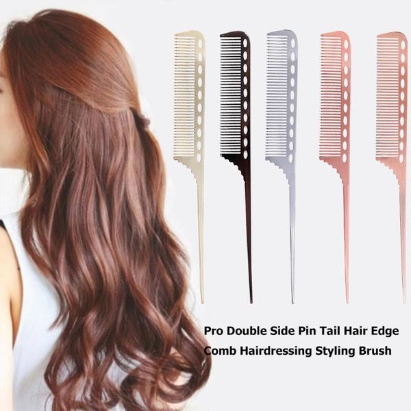 

hair combs comb home tail pro-hair dyeing cutting brush for hairdressing salon care styling tool1, Silver
