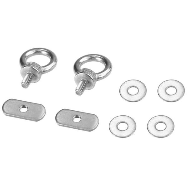 

set -kayak track mount tie down eyelet to hold your bungee cord or ropes up - no -don't use for anchoring rafts/inflatable boats