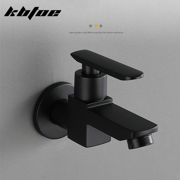 

kitchen faucets fast billing cold-in-wall faucet black basin balcony bathroom european style lengthened mop sink