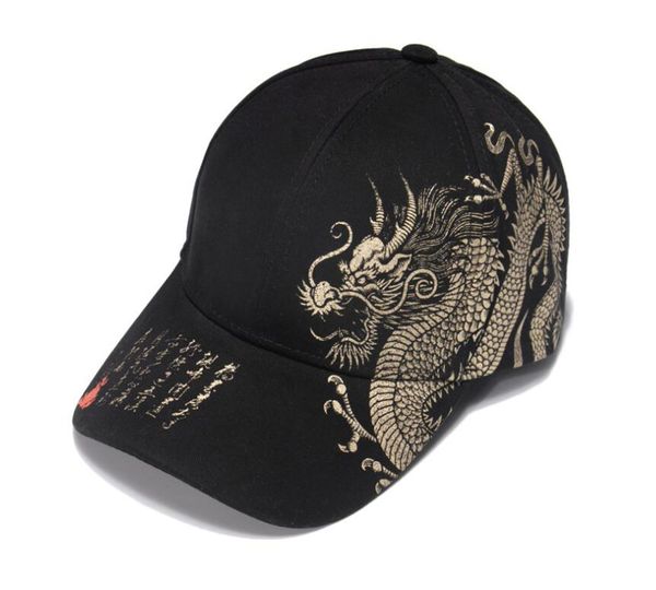 

chinese style printed women's baseball caps fashionable four season fashion dragon all-match embroidered adjustable cotton couple hats, Blue;gray