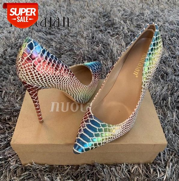 

2019 brand fashion women shoes snake printed woman shoes party stilettos high heels 12cm/10cm/8cm pointed toe women pumps #pt4r