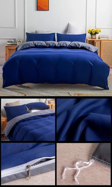 

bedding sets a variety of color, pure quilt cover, two pillow covers