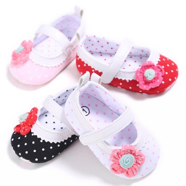 

first walkers 0-1 year old female baby little flower princess shoes toddler