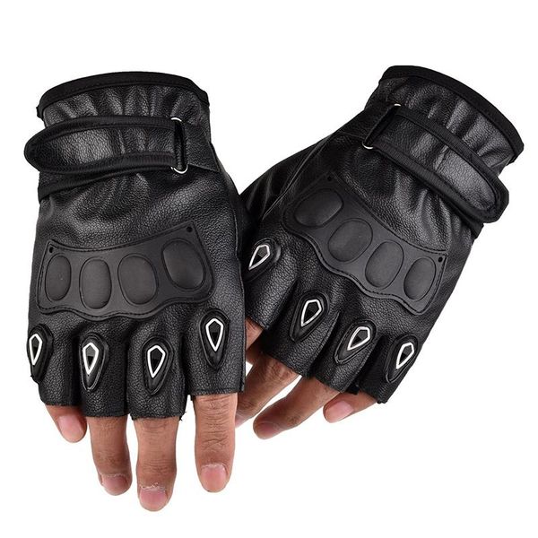 

cycling gloves men's outdoor sports half finger for climbing exercise skate ha, Black