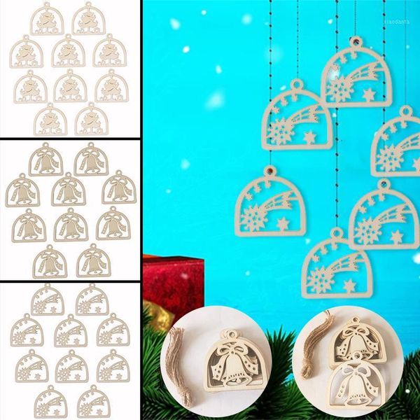 

christmas decorations tree pendant special wooden ornaments hanging decor for family decoration ts3 ers