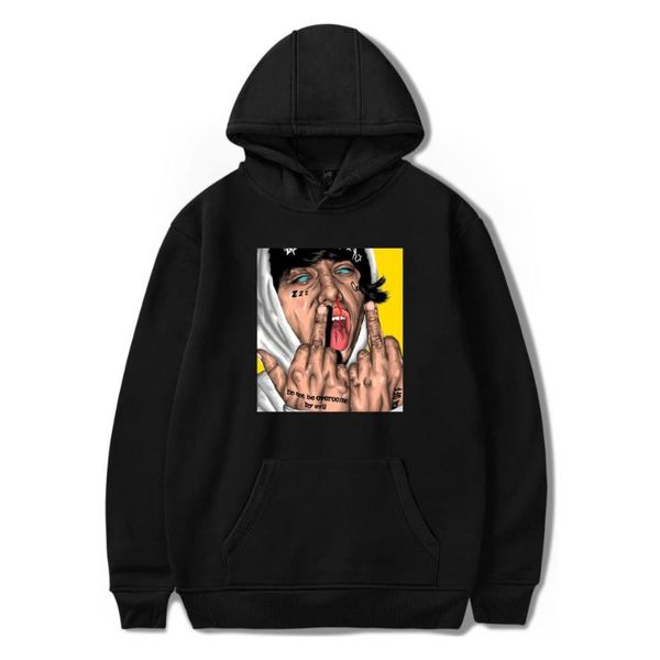 

men's hoodies & sweatshirts cool lil xan xanarchy men women autumn harajuku street fashion personality hip hop boys, Black