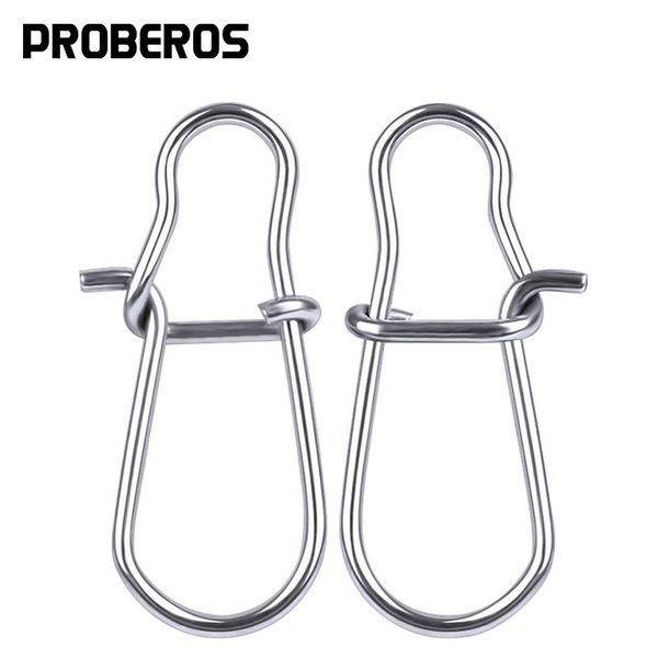 

fishing hooks 100pcs nicefastlock snap barrel swivel safety 12mm-33.5mm 0#-8# swivels