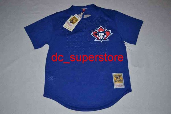 Custom Joe Carter 1997 Mesh Jersey Todos os tamanhos costurados homens Mulheres Juventude Basquete XS-6xl