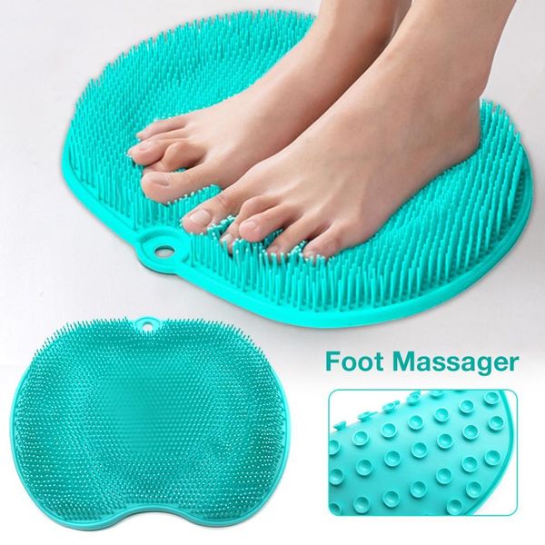 

Foot Massager Pregnant Women Without Bend Over Shower Cushion Scrubber Washing Massage Tools Pad Mat Elderly Feet Cleaning Brush