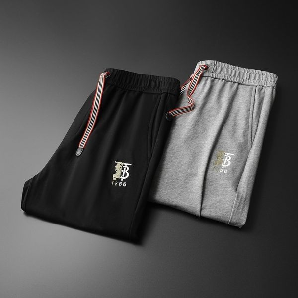 

pants fashionable the men's casual elastic leg 2021 summer high quality, Black