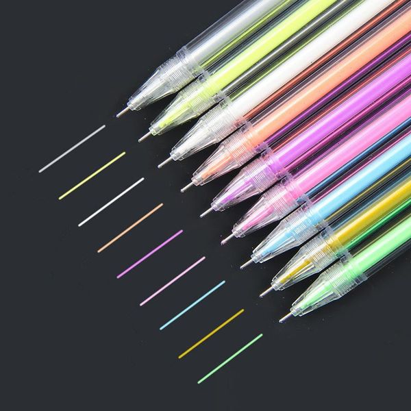 

promotion pen 9 colors gel set pens for school office drawing doodling art markers