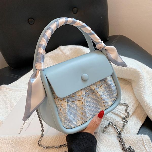 

evening bags small pu leather crossbody shoulder bag silk scarf designer for women 2021 simple totes trends chain handbags and purses