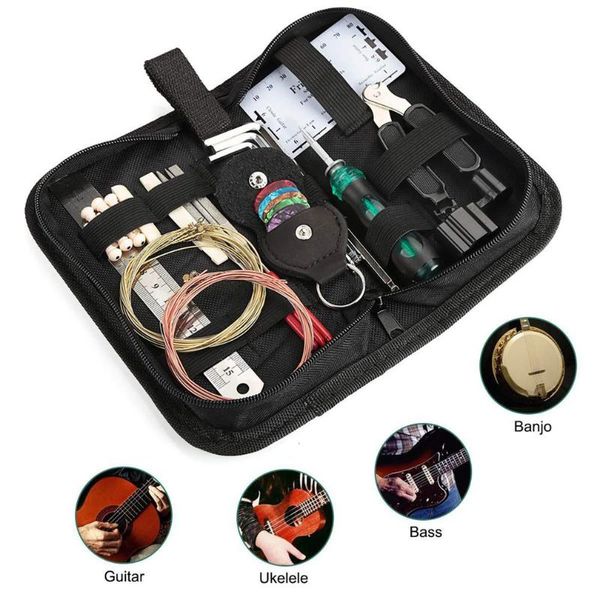 

guitar repair kit complete and setup for ukulele bass cleaning maintenance accessories professional hand tool sets