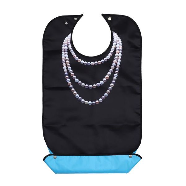 

aprons 1pc bib elderly saliva towel clothing protector eating apron