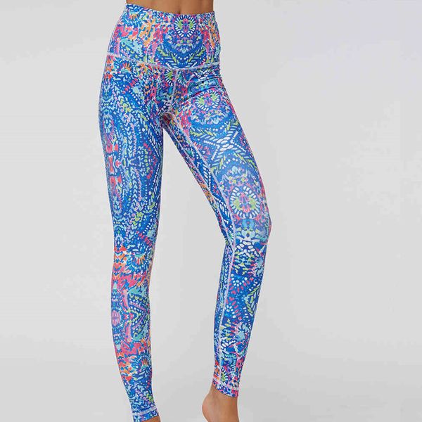 

women's tracksuits yoga pants digital print with base sports tights, Gray