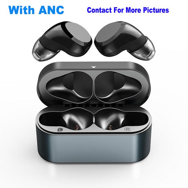 

tws earphones gps h1 chip metal rename noise cancel anc pro pop up window bluetooth headphone auto paring wireless charging case earbuds hea