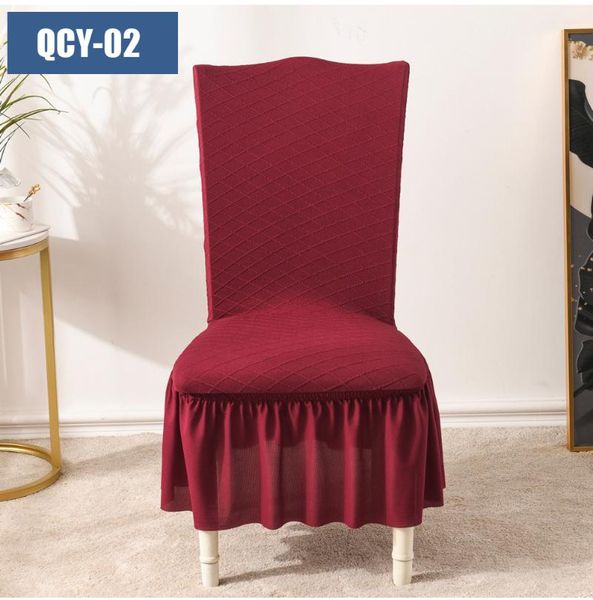 

chair covers jacquard lace cover skirt european dining table