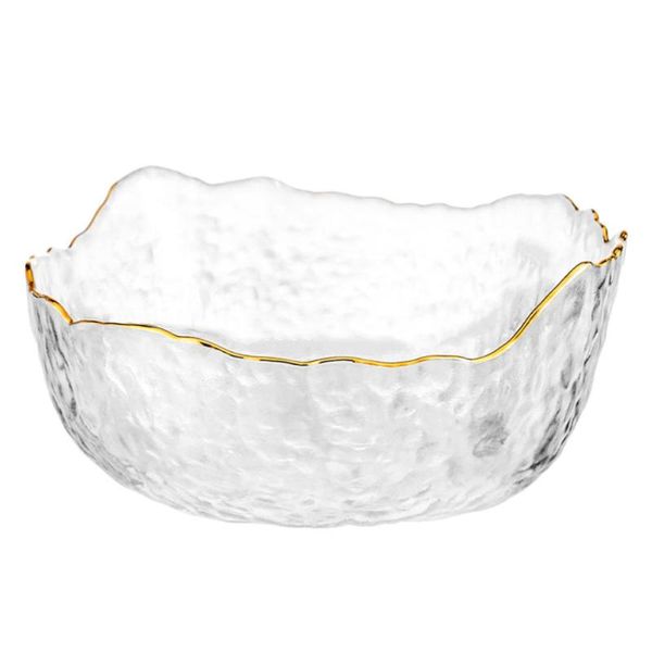 

1pc decorative glass bowl kitchen storage salad home kitchenware bowls