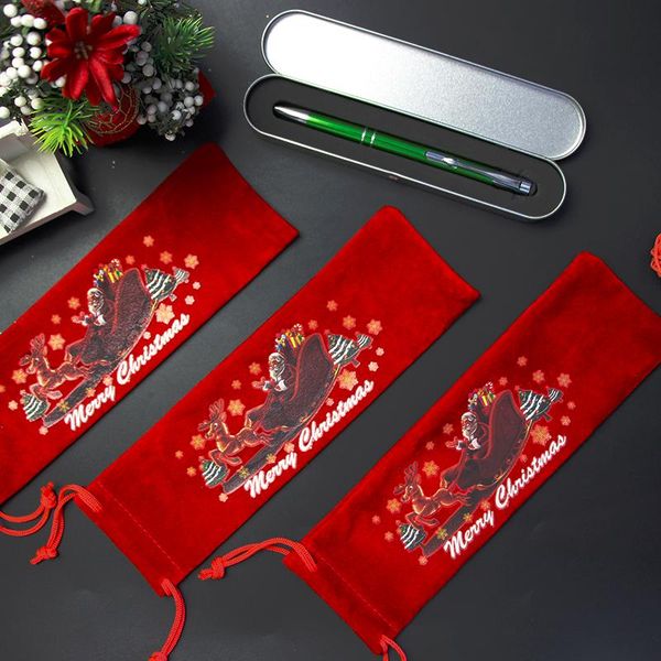 

gift wrap 1/3pcs christmas bag gifts santa claus elk decor storage xmas party