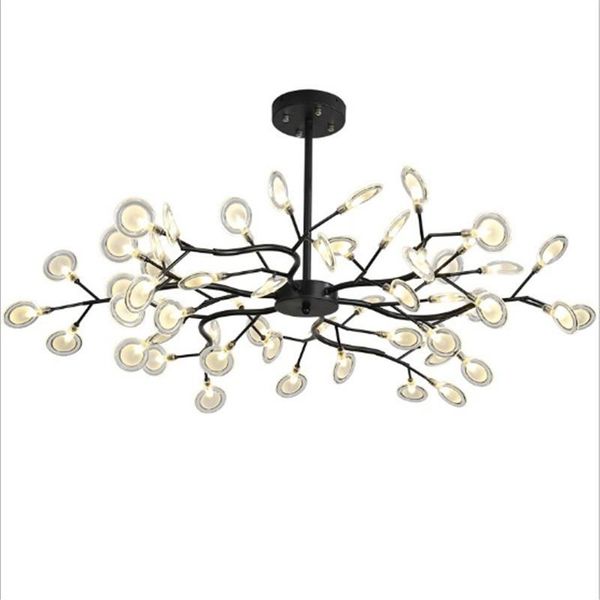 

pendant lamps nordic living room net red chandelier atmosphere personality creative golden master bedroom art