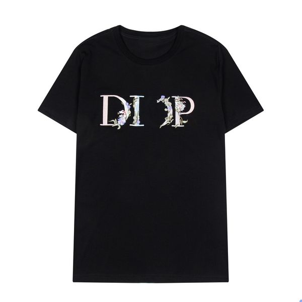 

designer t shirt fashion letter printing hip hop men's women's black summer tees short sleeve size s-3xl, White;black