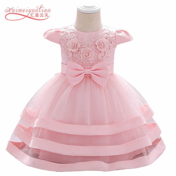 

baby girl summer dresses newborn girl 1 year birthday wedding princess dress flower girl ball gown tutu party dress clothes, Red;yellow