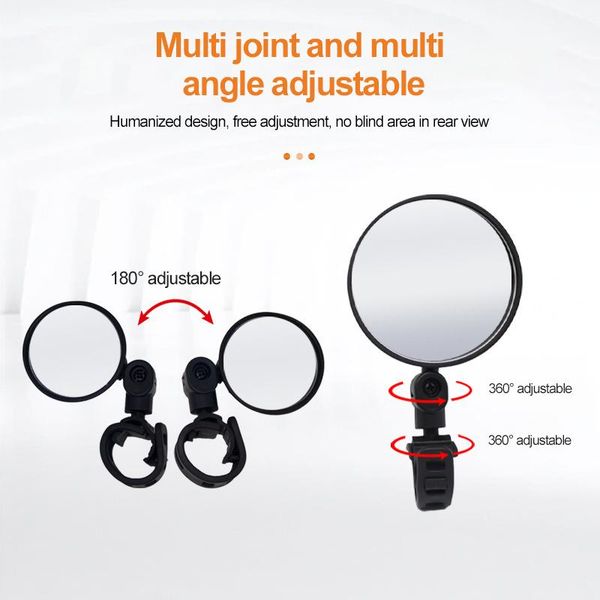 

bike groupsets 2-pack mini 360Â°rotaty handlebar glass rear view mirror for road bicycle us