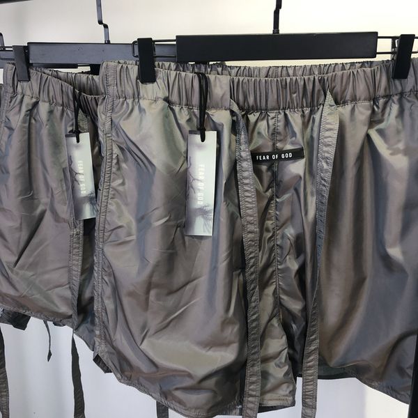 

fashion fear of god season 6 main line fog 6th colorful ribbon sports casual colorful shorts beautiful fashion high street, Black