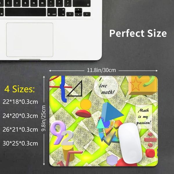 

mouse pads & wrist rests i love math pad diy print mathematics geometric algebra addition subtraction