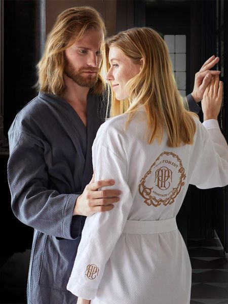 

towel five-star el bathrobe female long cotton yukata japanese style night gown male couple bath towels 100%