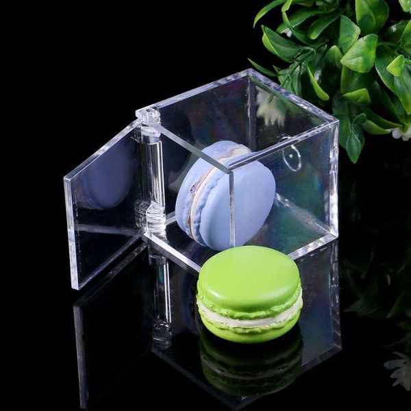 

gift wrap transparent cube wedding favor candy box plastic clear boxes christmas baby shower