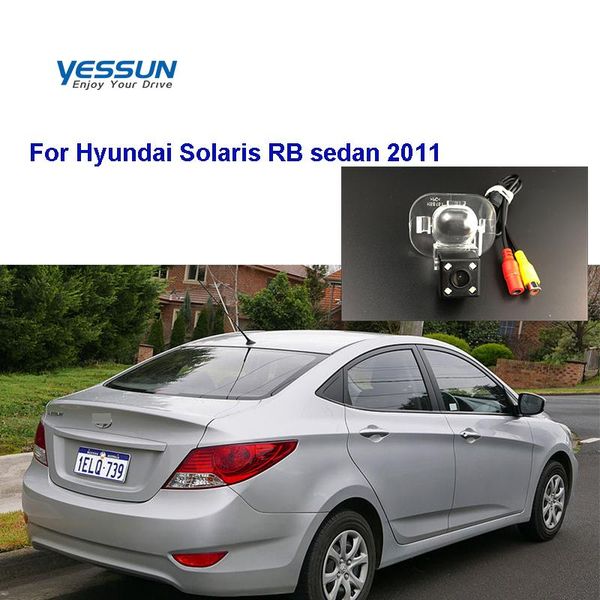 

car rear view cameras& parking sensors yessun camera for solaris rb sedan 2011~2021 hd ccd night vision 2013
