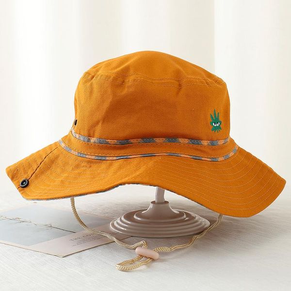 

caps & hats [simfamily]1pc children hat summer printing cap for boys and girls kids sun cartoon baby 6 months to 5 years, Yellow