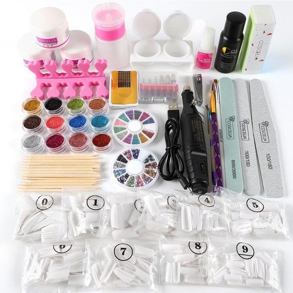 

acrylic nail kit set of milling cutters for manicure all art decorations tools art1