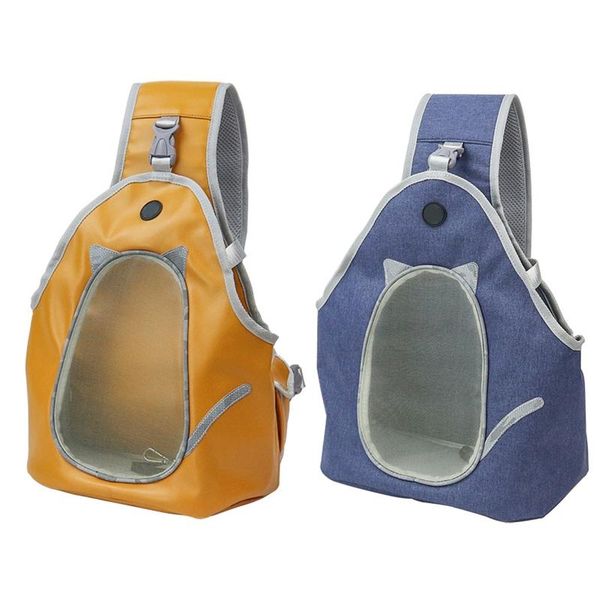

breathable pet front backpack with transparent window small cat puppy carriers 449c dog car seat covers