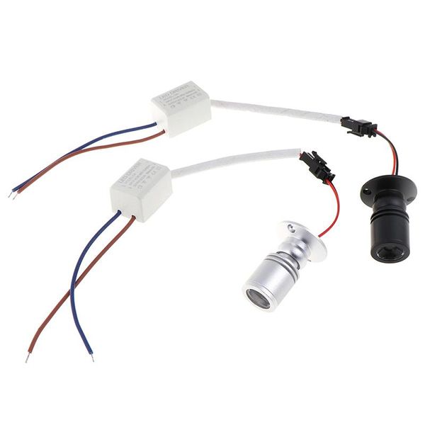 

downlights mini alloy led warm/white 1w spotlight cabinet jewelry light ceiling spot flood lamp