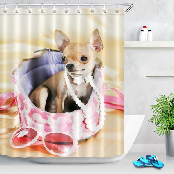 

shower curtains lb 180*180 funny puppy cute washable luxury bathroom curtain waterproof polyester fabric for bathtub home decor