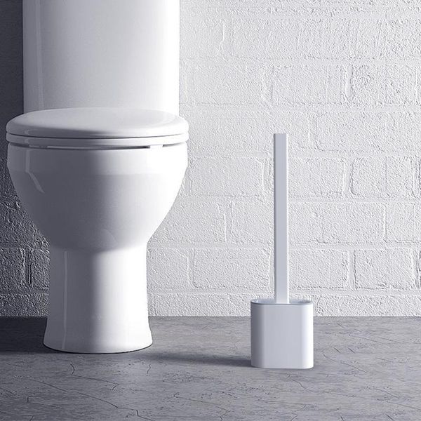 

bath accessory set wall-mounted imitation silicone toilet brush household floor cleaning bathroom accessories