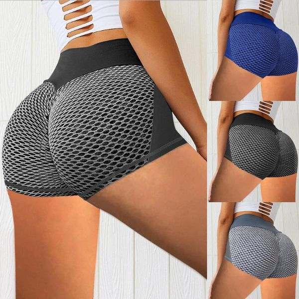 

slim high waist yoga sport shorts hip push up women plain soft nylon fitness running tummy control workout gym #7 outfit