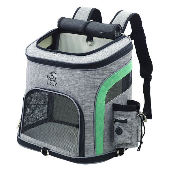 Outdoor-Katzen-Mesh-Rucksack, atmungsaktive Haustiertasche für Hunde, modische tragbare Taschen, Komfortträger für kleine, mittelgroße Hunde