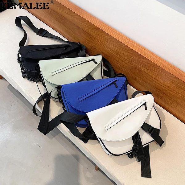 

evening bags 2021 korean women shoulder causal leisure acrylic chains messenger purses simple design fashion solid color wallet sac