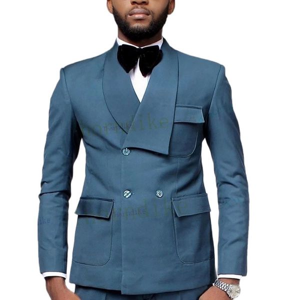 

men's suits & blazers 2021 latest double projects breasted wedding suit of the men custom tuxedo blazer ball 2pcs, White;black