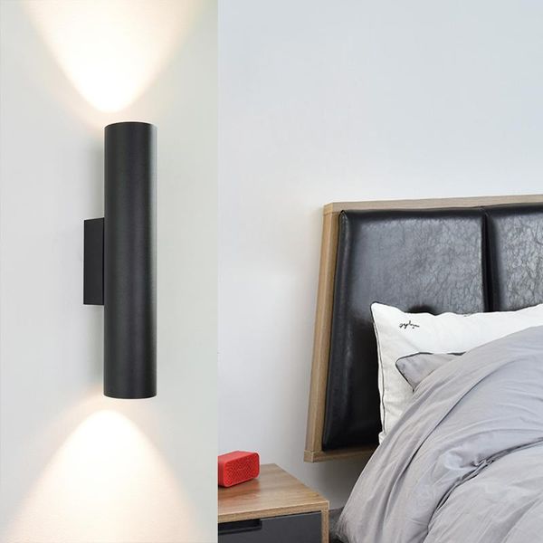 

wall lamp led sconces light fixtures lamps modern 12w up and down lighting indoor lights for living room hallway
