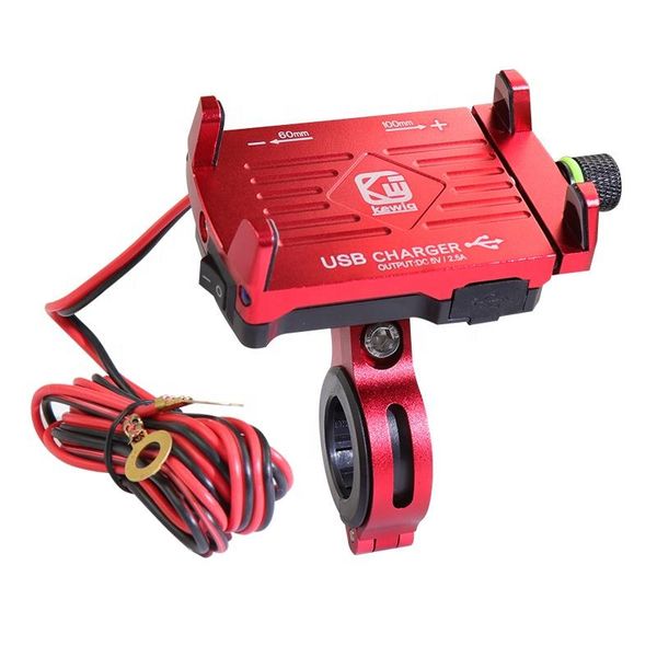 

cell phone mounts & holders aluminum custom logo motorcycle motorbike mount holder with waterproof usb charger