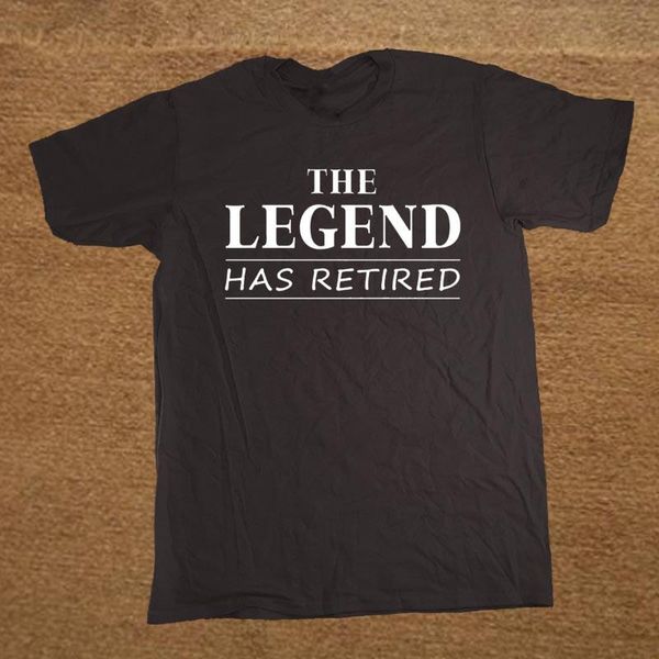 

brand clothing the has retired great retirement joke funny t shirt tshirt men cotton short sleeve t-shirt camiseta men's t-shirts, White;black
