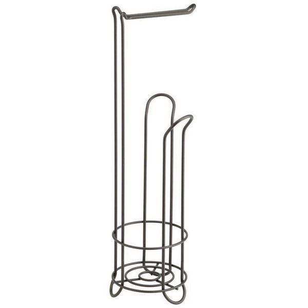 

stainless steel floor standing paper roll towel holder stand organizer toilet rack bathroom hardware vertical storage bask holders