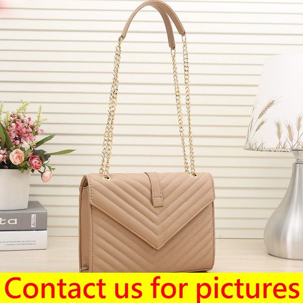 

Designers Bags Womens Shoulder Bag Accessoires Purses 2005 Crossbody small black with long chain strap vegan casual lightweight vintage tren