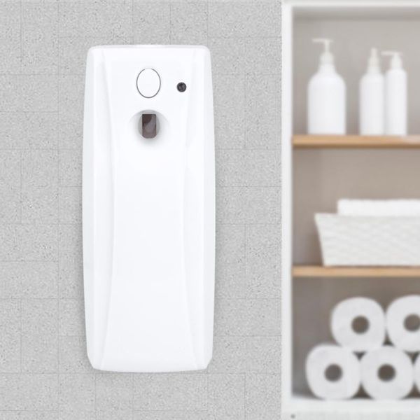 

air purifiers automatic freshener fragrance aerosol pump spray dispenser with light sensor indoor wall-mounted