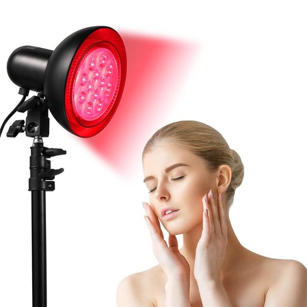

660nm red light physiotherapy lamp led adjustment whitening promote wound healing muscle ache health care eu plug spotlights